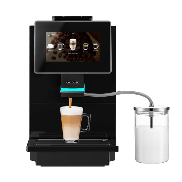 Cecotec Cremmaet Touch OCS – Cafetière Super-Automatique Expresso 1500W, 19 Bars, Écran TFT, Thermoblock, Réservoir 2L, Mousseur 600ml
