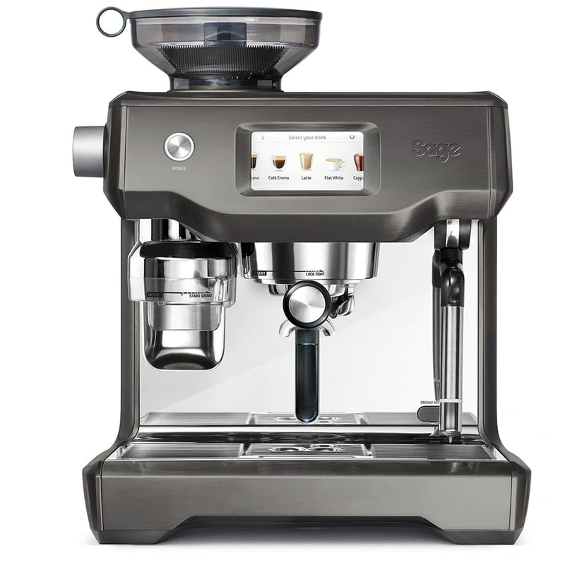 Sage The Oracle Touch – Machine à Café à Grains Automatique avec Mousseur à Lait, Acier Inoxydable Noir