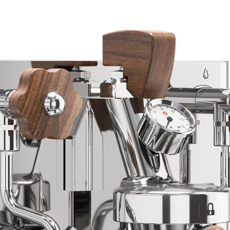 Lelit Bianca PL162T-4G81 – Machine à Café avec Mousseur à Lait et Double Chaudière, Acier Inoxydable Poli