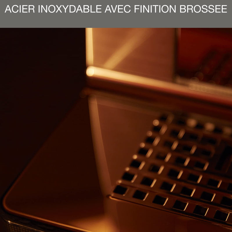 KRUPS EA876D10 – Machine à Café à Grains 15 Bars, 17 Boissons, One Touch Cappuccino, Écran Tactile, Noir