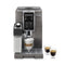 De'Longhi Dinamica Plus ECAM370.95.T – Machine à Café à Grains avec Mousseur à Lait, Cappuccino & Espresso, Écran TFT 3,5", Contrôle App, 1450W, Titan