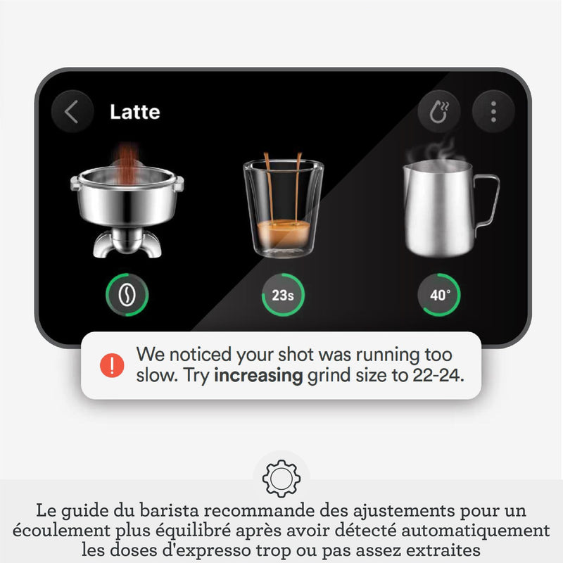 Sage The Oracle Jet – Machine Expresso à Porte-Filtre avec Moulin Intégré, Mousseur à Lait Manuel & Automatique, 1600W, 14 Programmes, Acier Inoxydable
