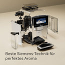 Siemens EQ900 TQ907D03 – Machine à Café Automatique avec Écran Tactile et Contrôle App, 2 Réservoirs, 1500 W