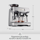 Sage The Oracle Touch – Machine à Café Automatique à Grain avec Mousseur à Lait, Acier Inoxydable