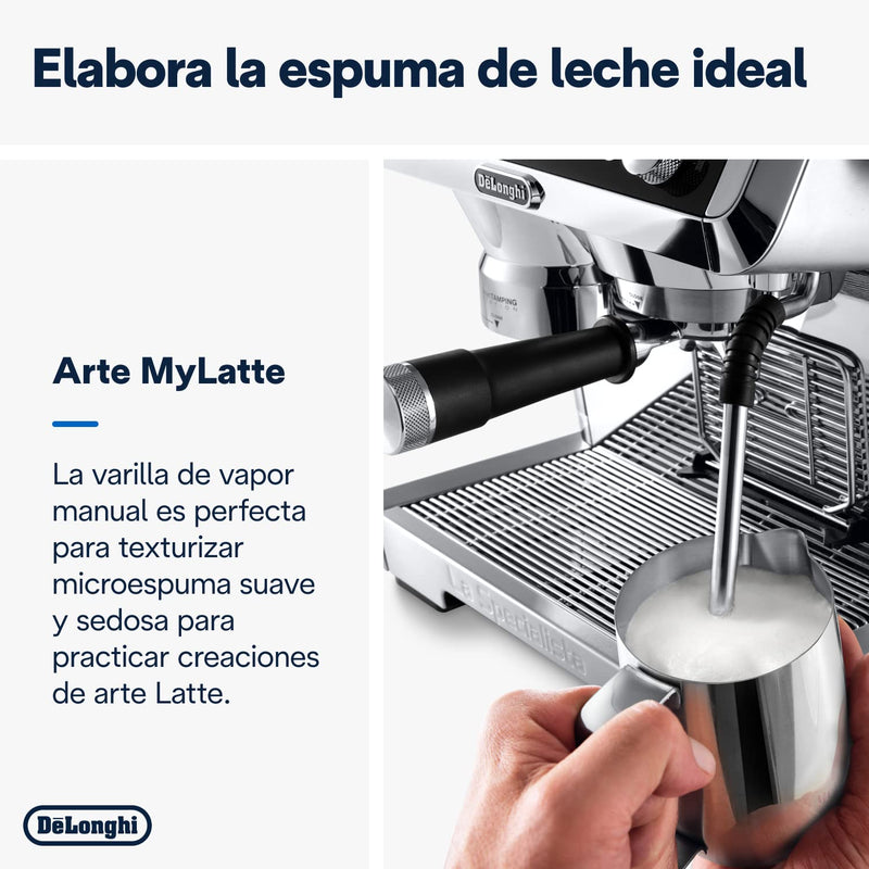 De'Longhi Specialista Prestigio EC9355.M – Machine à Café Expresso & Cappuccino à Grains, Métallique