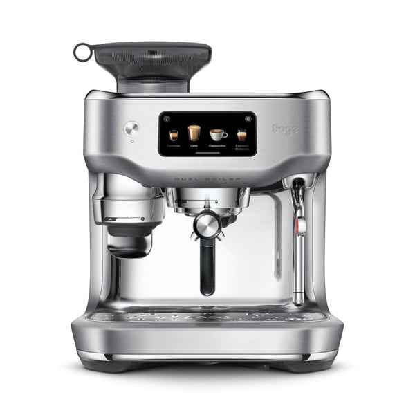 Sage The Oracle Dual Boiler – Machine à Café Automatique avec Mousseur à Lait, 16 Programmes, Acier Inoxydable
