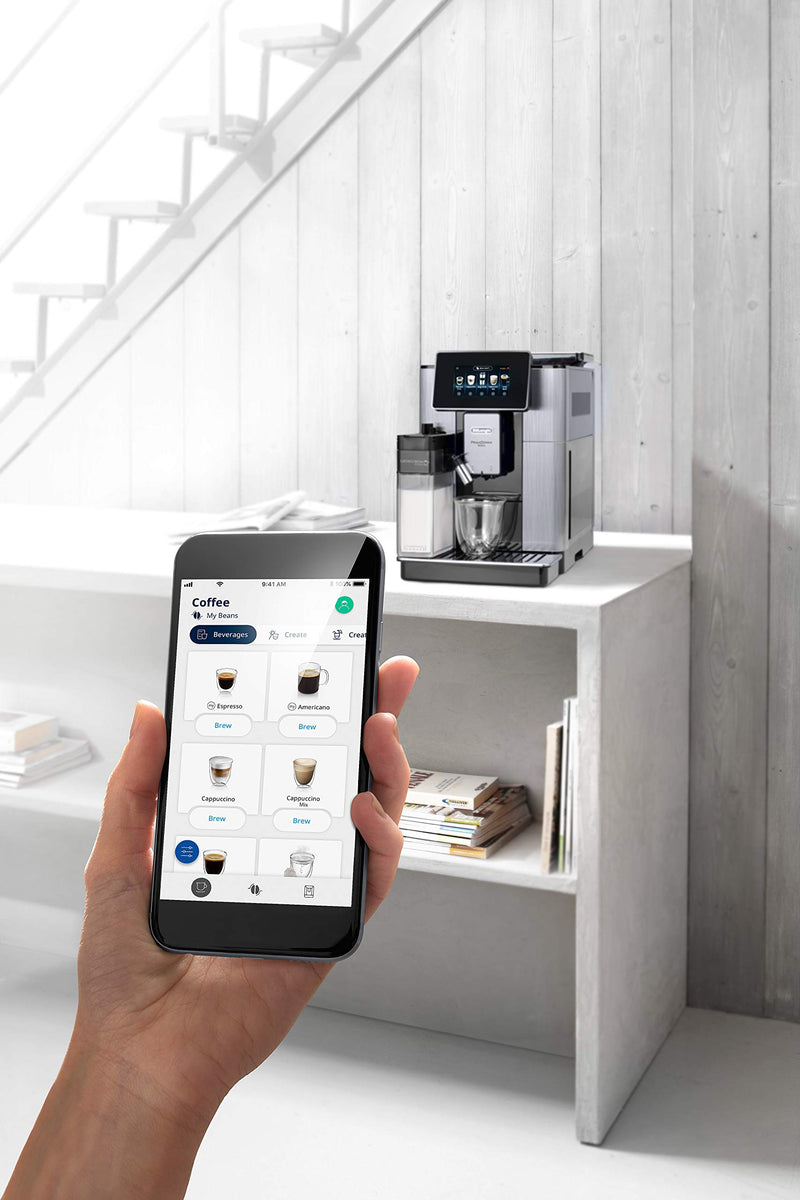 De'Longhi PrimaDonna Soul ECAM610.75.MB – Machine à Café Expresso & Cappuccino, Noir et Argenté
