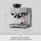 Sage The Barista Touch – Machine à Café Expresso avec Mousseur à Lait Automatique, Moulin Intégré, Écran Tactile, 5 Programmes, Acier Inoxydable Brossé