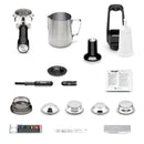 Sage The Barista Touch – Machine à Café Expresso avec Mousseur à Lait Automatique, Moulin Intégré, Écran Tactile, 5 Programmes, Acier Inoxydable Brossé
