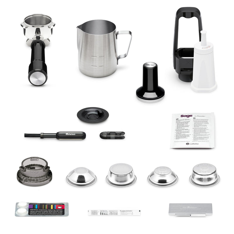 Sage The Barista Touch – Machine à Café Expresso avec Mousseur à Lait Automatique, Moulin Intégré, Écran Tactile, 5 Programmes, Acier Inoxydable Brossé