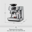 Sage The Oracle Jet – Machine Expresso à Porte-Filtre avec Moulin Intégré, Mousseur à Lait Manuel & Automatique, 1600W, 14 Programmes, Acier Inoxydable