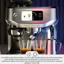 Sage The Oracle Dual Boiler – Machine à Café Automatique avec Mousseur à Lait, 16 Programmes, Acier Inoxydable